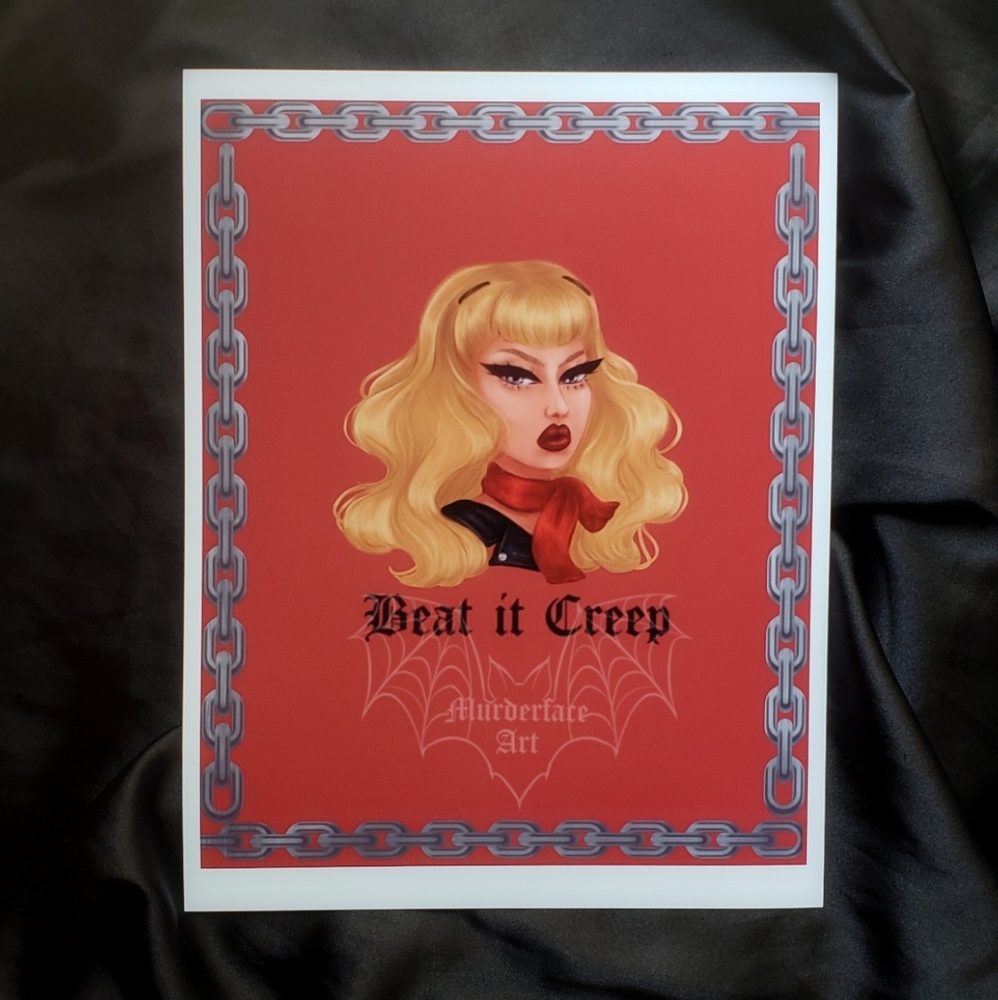 cry baby Wanda , Beat it Creep art print